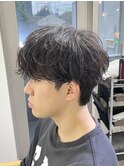 緩めシャドウパーマ／韓国マッシュ／ルーズパーマ／名古屋／栄