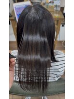 ニコラ(NICOLA)&nbsp;縮毛矯正×暗めブルー系カラー