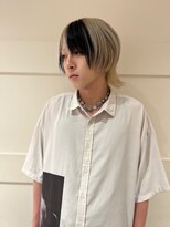 ビーハイブアヴェダ PARCO2店(BEHIVE AVEDA)&nbsp;ホワイトベージュ×セクションカラー【三橋由奈】