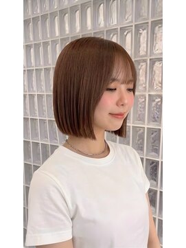 ロイロ(LoiLo) 切りっぱなしボブ×ラベンダーブラウン　【MAI】