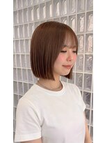 ロイロ(LoiLo) 切りっぱなしボブ×ラベンダーブラウン 【MAI】