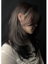 イマージュヘアー&nbsp;大人艶レイヤー × シルクベージュブラウン