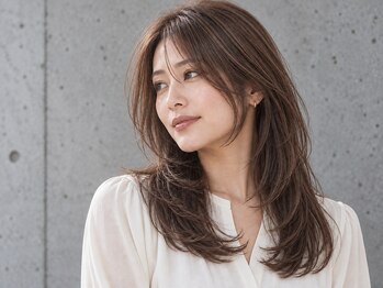 アッシュ 千歳烏山店(Ash)の写真/【千歳烏山】伸ばしかけも垢抜ける。顔周りレイヤーで動きのあるミディアム・ロングへ