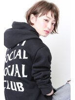 メリケンビューティーパーラー コウベ(MERICAN BEAUTY PARLOR KOBE) 耳掛け×ショート