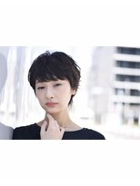 シャンティー(shanti)&nbsp;アッシュブラック★メンズライクショート★【shanti 石川】