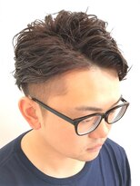 スウェル 千葉店(Swell)&nbsp;くせ毛風パーマツーブロックアップバングショート