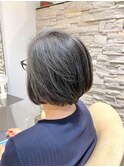 シニア世代の方にも人気の、”大人ショートボブ”♪