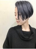 ブルージュ 前下がりショートヘア 刈り上げショート@原宿