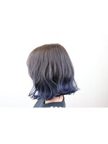ニコ ヘアリラクゼーション(Nico hair relaxation)&nbsp;大人ニュアンスパーマ毛先カラー透明感カラーフラッフィーボブ