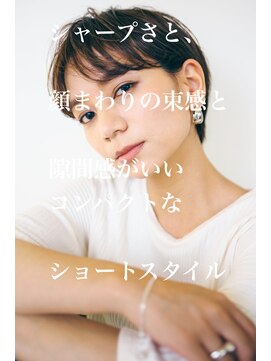 ピズム(PISM) 耳かけ小顔グランマッシュショート/整体ヘッドスパ