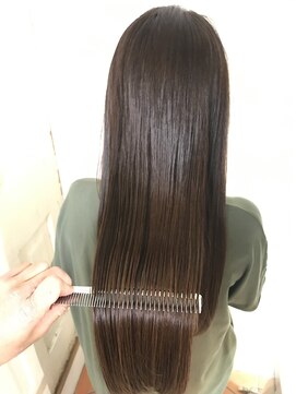 カンナヘアーメゾン(Canna hair maison) 【梅田中津canna】縮毛矯正 極上のツヤ髪☆ストレートロング