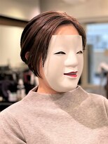 コマ(coma) 【coma中野】カーキグレージュ大人かわいい前さがりボブ