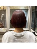 シンプルイズベスト無駄のないフラットボブ