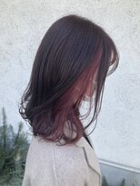 バース ヘアデザイン(Birth hair design)&nbsp;イヤリングカラーピンク