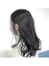 ウィットヘアー(wit hair) インナーカラーネイビー＆ブルーブラック