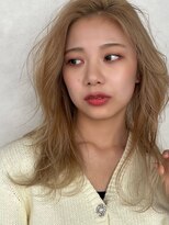 キートス(Kiitos)&nbsp;ブロンド×レイヤー/小顔/ロング/外国人風/大阪/梅田