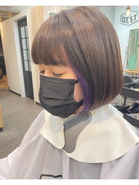 デスト 大宮(DEST) @dest_tanaka_katsuyaインナーパープル/ボブルフ[大宮]