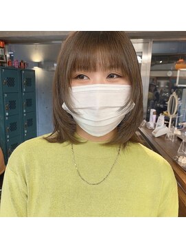 ギフトサニーサイド(gift sunny side) お顔まわりの軽めレイヤー＊