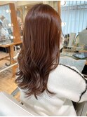 アプリコットベージュ☆ブリーチなし