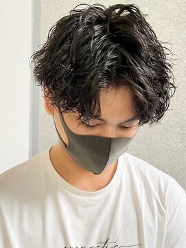 ネオリーブ クーロ メゾン 横浜(Neolive curro Maison) 波巻きスパイラル×ツイストパーマ[メンズ]