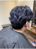 マッシュパーマ+ダブルカラー