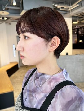 アイティーバイアルバム 八王子店(IT by ALBUM) ミニマルショート_マチルダボブピンクベージュ_ba461212