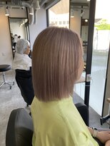 ラフ 難波店(LAFF) #黒髪#ボブルフ#ネビージュ#小顔#ワンレン