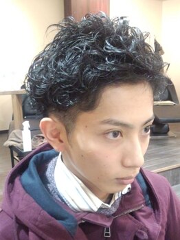 クラッキ ヘアークリエイション(CRAQUE hair creation)の写真/≪カット+ダメージレスパーマ¥13200/学生割引¥12100≫デザインとケアを両立させる提案でなりたいを叶える！