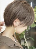新宿 大人可愛い 20代30代40代 小顔ショートボブ 丸みショート