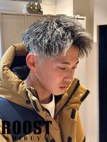 ルースト 渋谷店(ROOST)&nbsp;ツイストパーマ×ホワイトハイライト