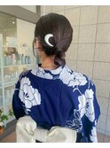 【hinari】#浴衣スタイル #浴衣に合うヘアアレンジ