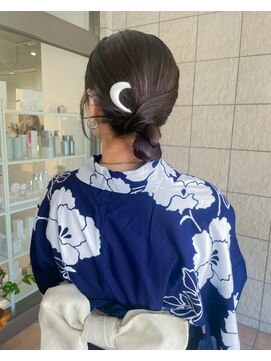ムーン バイ ケンジ(moon by KENJE) 【hinari】#浴衣スタイル #浴衣に合うヘアアレンジ