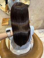 ロンドローズ 名古屋(Lond damaskRose)&nbsp;ブリーチ 学割 オリーブベージュ レイヤーカット リタッチ 864