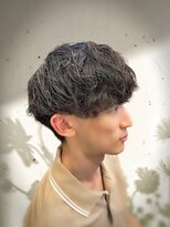 銀座マツナガ 神田店&nbsp;メンズパーマシャドウパーマゆるふわ爽やかスパイラル