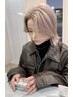 【2回目以降もお得◎】カット+リタッチブリーチカラー3cm以内+トリートメント