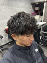 ミオ(Mio)&nbsp;滋賀/南草津/メンズ美容室/波巻きツイストスパイラルパーマ