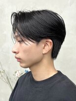 メンズ/センターパート/アップバング/ニュアンスパーマ