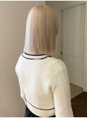 【ボブスタイル】抜きっぱなしブロンド