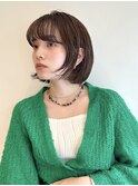 フレンチボブ　コンパクトボブ　ミニボブ　ぷつっとボブ