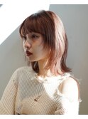 ブリーチハイトーンピンクグレージュダブルカラーボブ