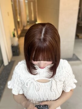 グランアディクト(Gran addict) ボブ×ピンクブラウン☆*。