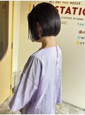 〈浅草 半個室〉大人BOB/ラベンダーグレー