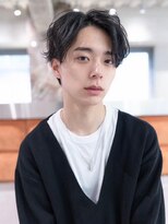 ケアリー 練馬(Carelly)&nbsp;ツイストパーマ七三オールバックマッシュウルフスリークショート