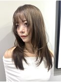 レイヤーカット 髪質改善 &nbsp;チョコレートカラー &nbsp;透明感カラー