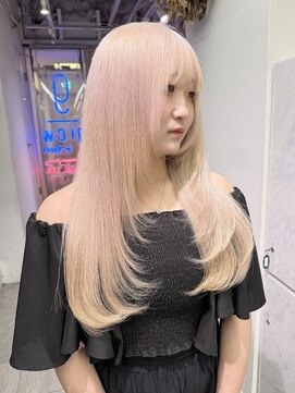 グロウ 渋谷(grow) 【ホワイトベージュ×レイヤースタイル】