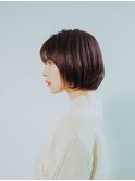 enne/ショート/ボブ