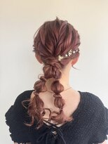 ヘアーモア イースト(Hair More East)&nbsp;編み下ろしヘアセット×ツインアレンジ