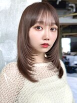 ロビー 表参道(ROBBY) ミディアムレイヤーカット/くびれヘア/大人可愛い/20代30代40代