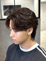 スイ 松戸(SUI)&nbsp;綿貫航太◎フェザーパーマ/ニュアンスパーマ/センターパート