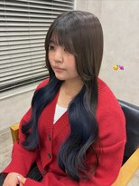 トゥルークリエイション 新越谷(True Creation) 黒髪カタログ/クラゲヘアー/オリーブグレー/新越谷